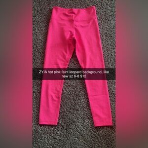ZYIA Kids Vibrant Pink Leggings